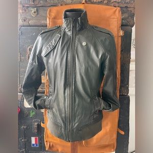 G Star Leather Jacket - Pre Owned